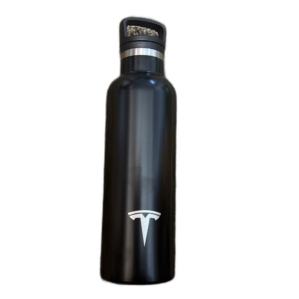 Tesla Matte Black Insulated Bottle